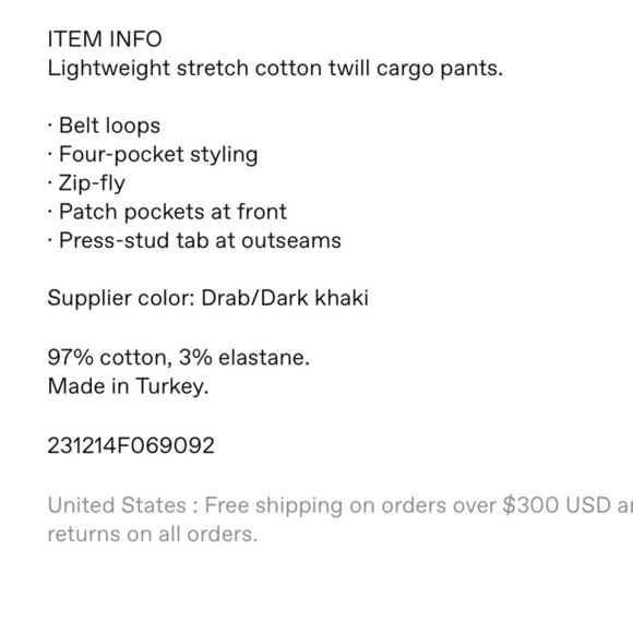 AGOLDE Daria Women's Utility Pant 25 NWOT Duffel Wide Leg Stretch Twill Cropped - Picture 15 of 15